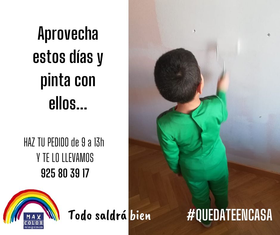pintar con niños