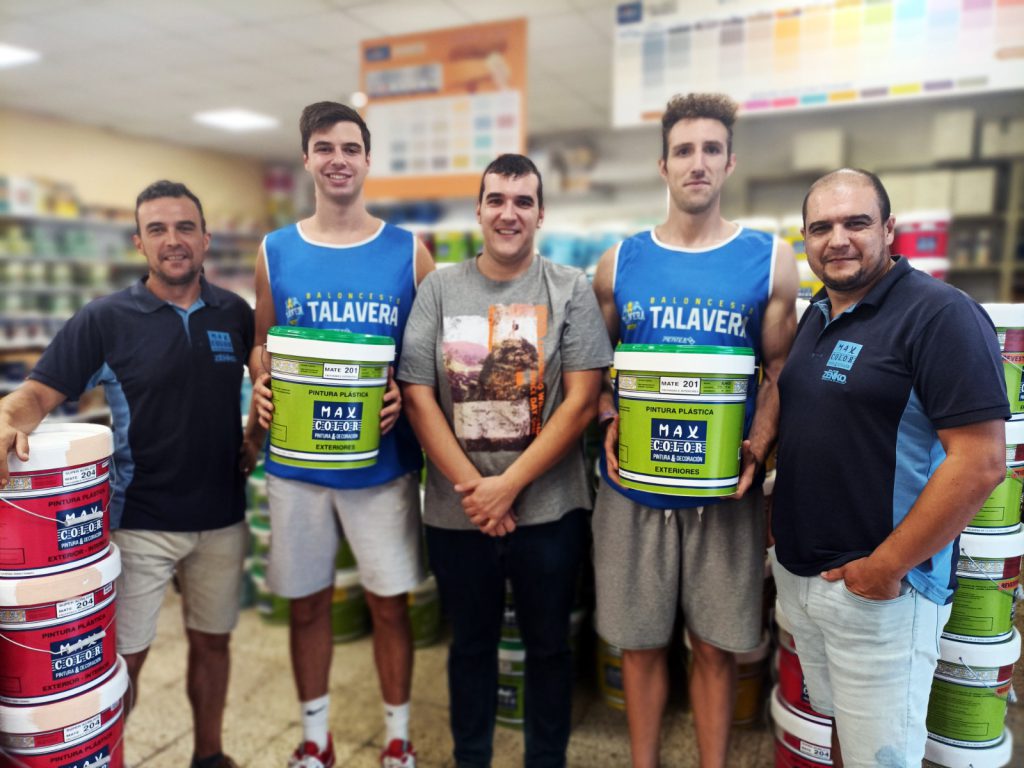 Álvaro Martínez y Jesús Castillo jugadores de Baloncesto Talavera