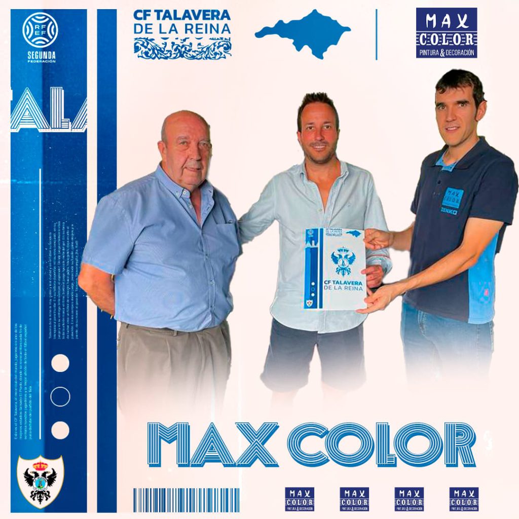 Foto Max Color y Pdte FC Talavera- del CF TALAVERA