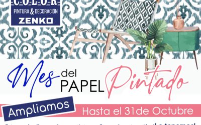 ¡ATENCIÓN! La «Quincena del Papel Pintado» se convierte en el “Mes del Papel Pintado”.