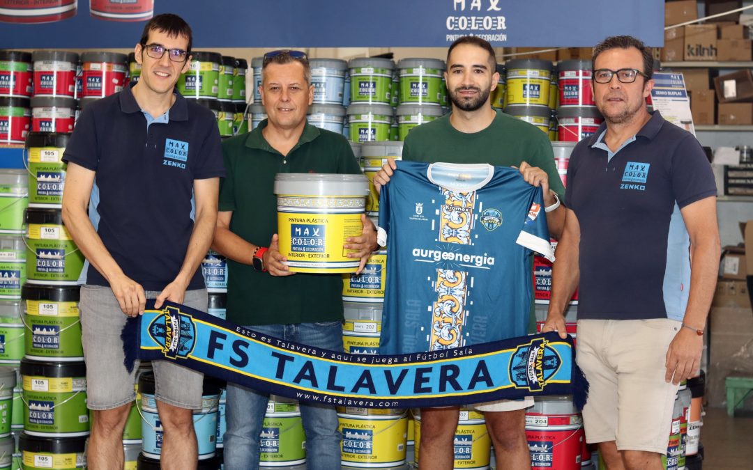 Max Color renueva su compromiso con el Fútbol Sala Talavera y el “Jugador Max Color”