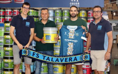 Max Color renueva su compromiso con el Fútbol Sala Talavera y el “Jugador Max Color”