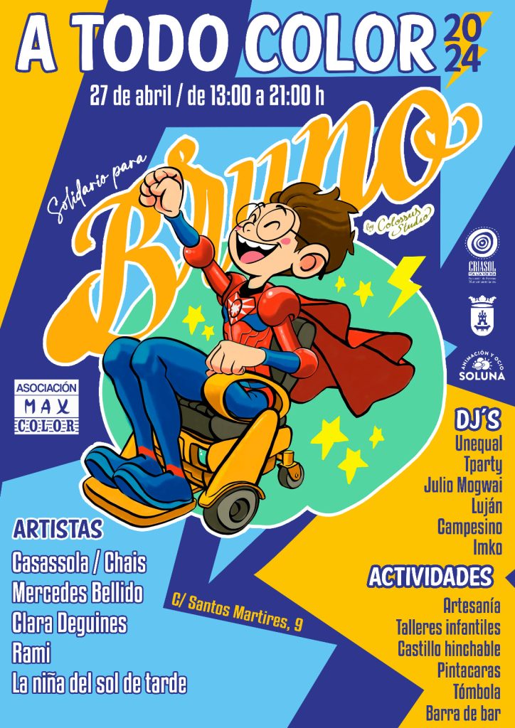 cartel Bruno A todo Color 2024
